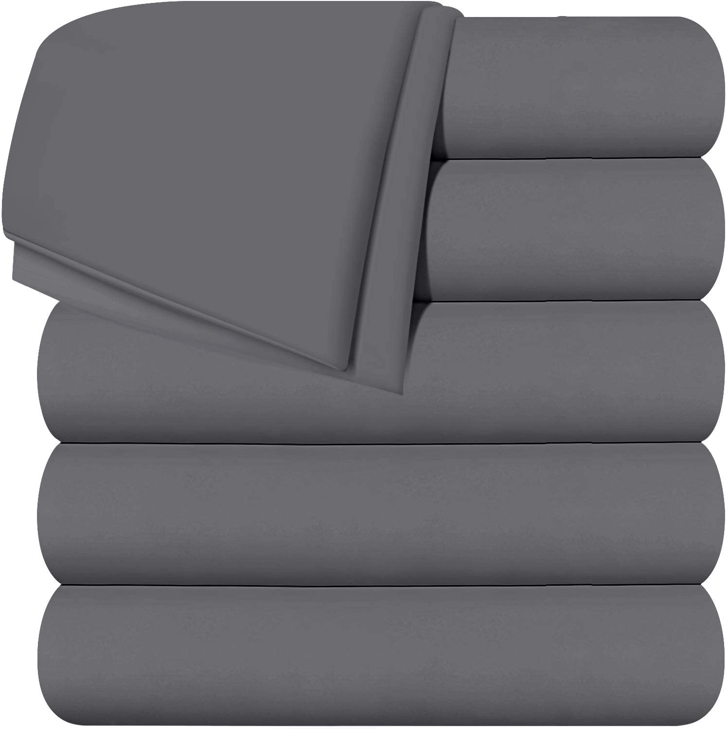 Utopia Bedding Twin Fitted Sheets - Bulk Pack of 6 Bottom Sheets