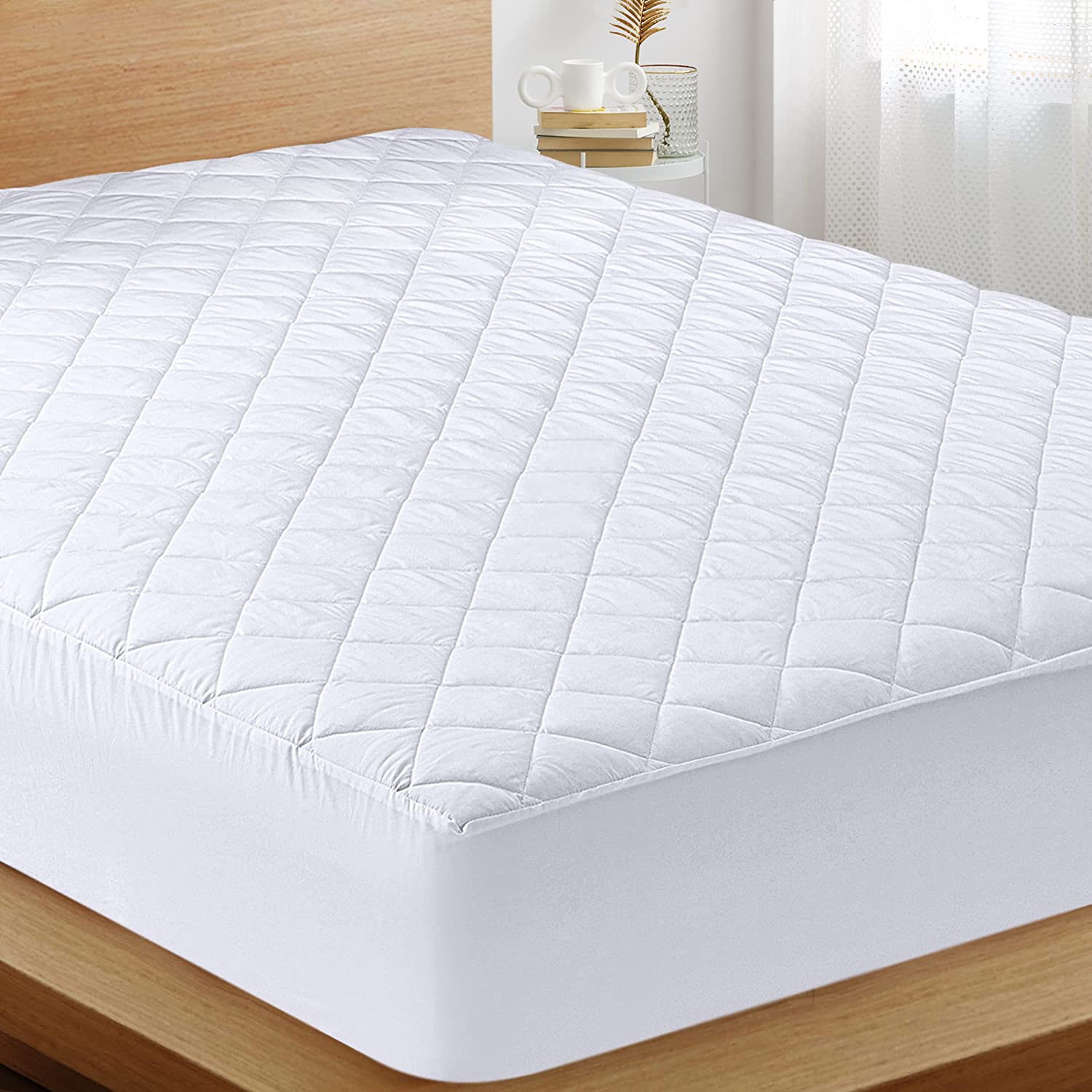 Quilted Fitted Premium Mattress Pad By Utopia Bedding – Utopia Deals