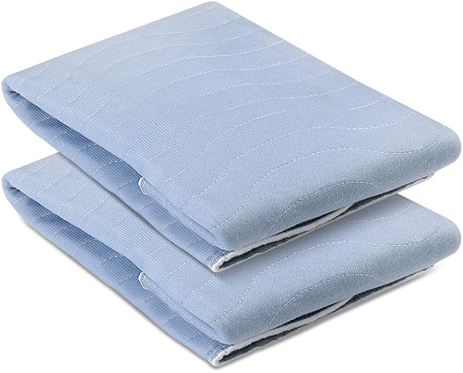 Utopia Bedding (Pack of 4) Waterproof Incontinence Pads Quilted Washable &  Absorbent Bed Pad for Adults and Kids 34 x 36 inches (Blue)