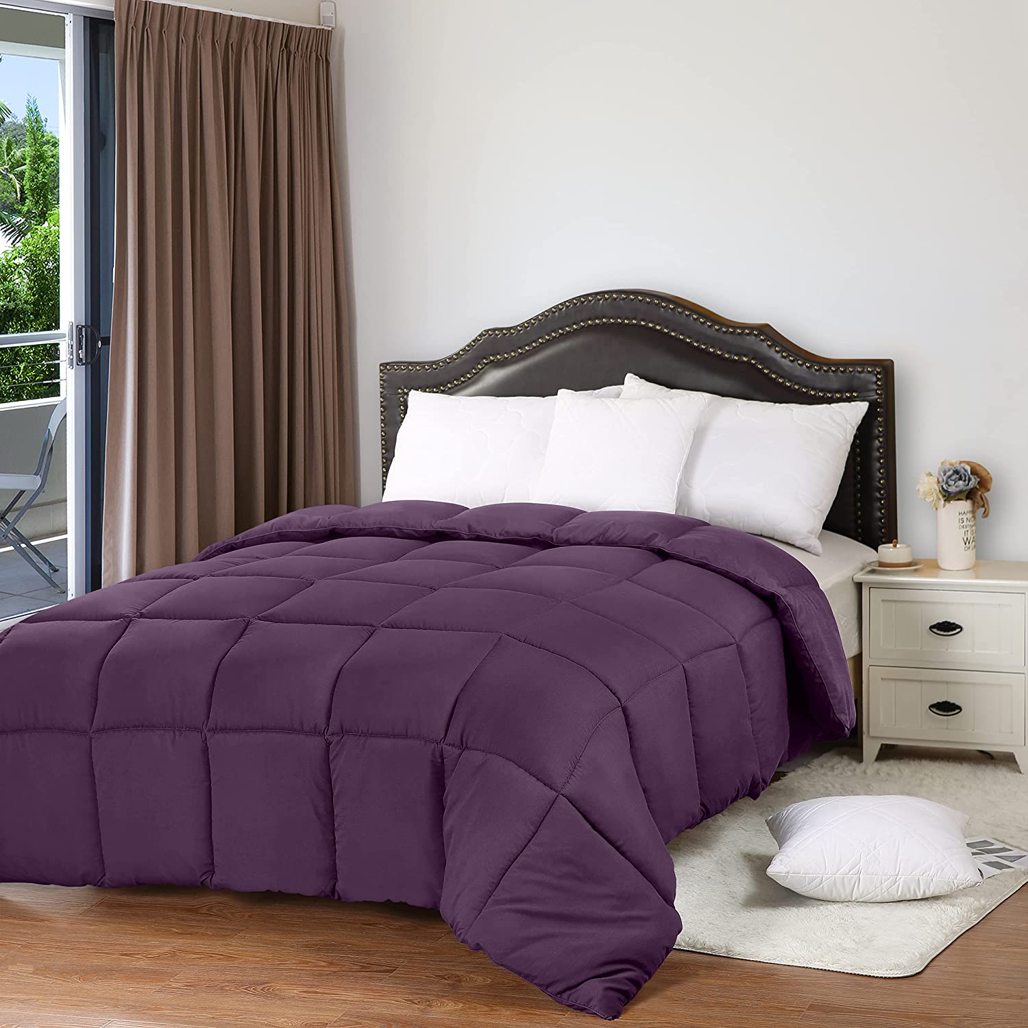 Utopia Bedding King/California King Size Comforter Set with 2 Pillow Shams  - Bedding Comforter Sets - Down Alternative White Comforter - Soft and