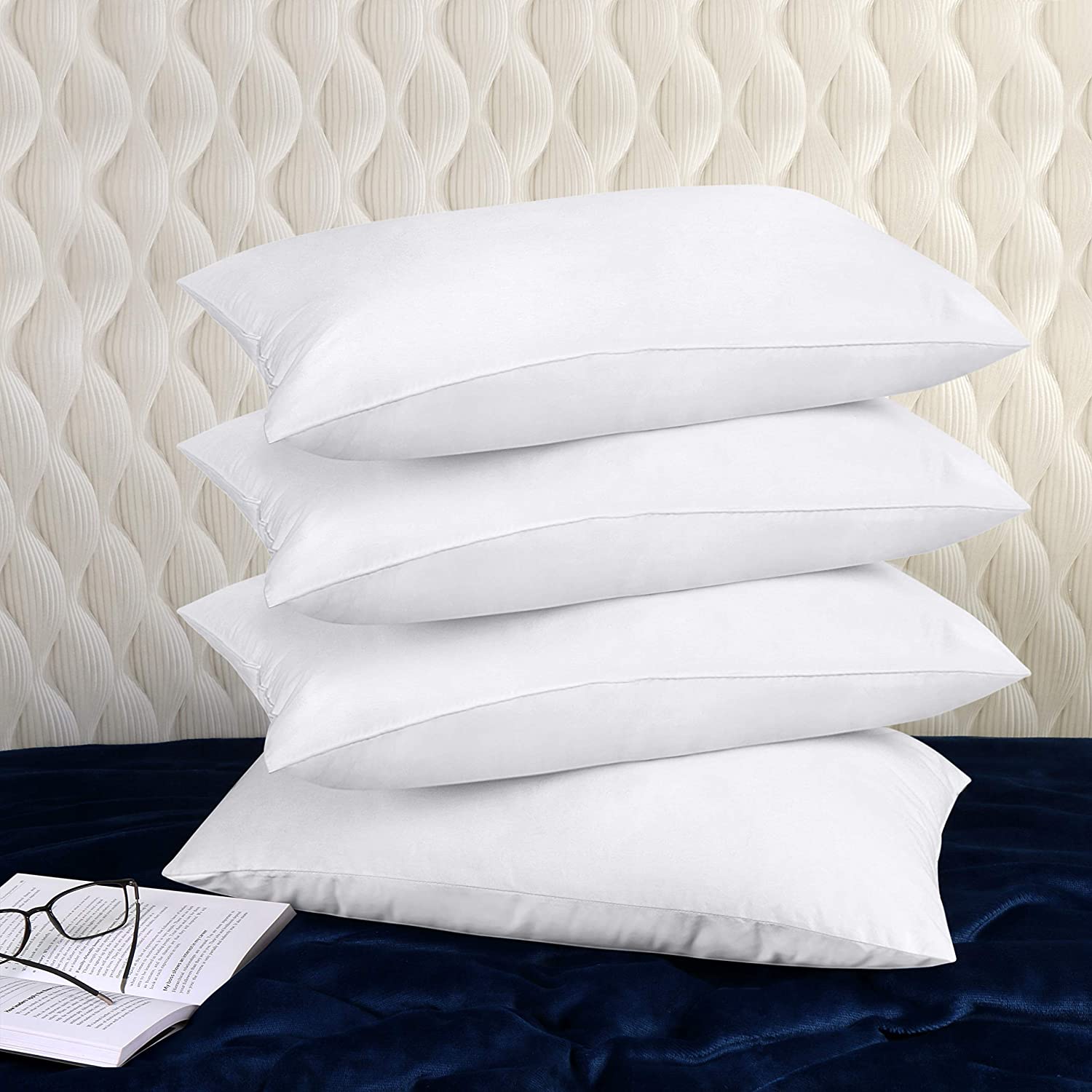 Utopia Bedding Throw Pillows Insert (Pack of 2, White) - 18 x 18