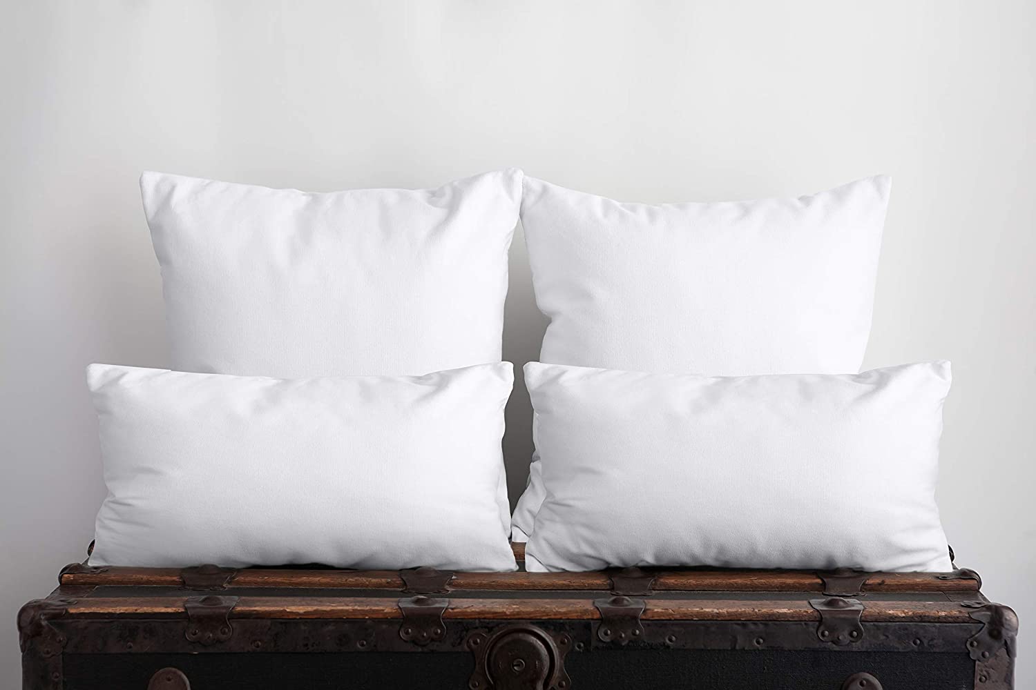 Utopia Bedding Throw Pillows Insert (Pack of 2, Orange) - 18 x 18