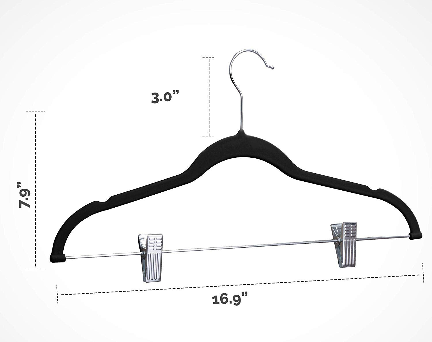 Utopia Home Premium Velvet Hangers 30 Pack - Non-Slip Clothes  Black Suit with 360 Degree Rotatable Hook Heavy Duty Coat : Home & Kitchen
