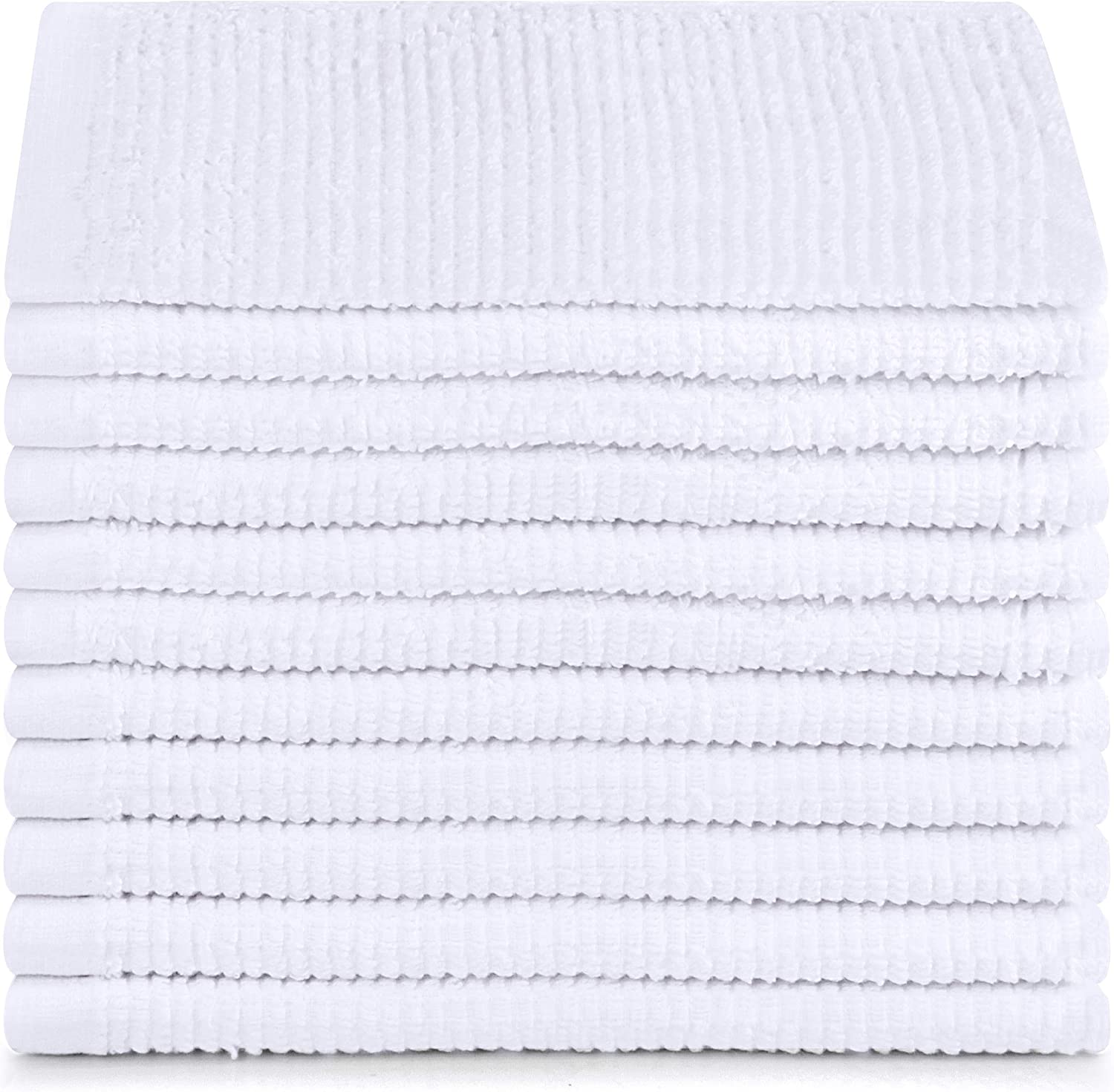 Utopia Towels Kitchen Bar Mops Towels, Pack of 12 Towels - 16 x 19 Inches,  100% Cotton Super Absorbent Black Bar Towels, Multi-Purpose Cleaning Towels