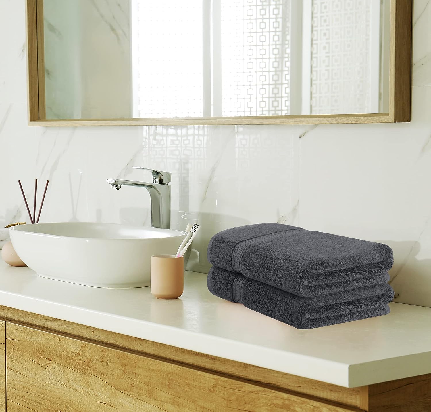 Utopia Towels - Bath Towels Set - Premium 100% Ring Spun Cotton - Quick  Dry, Highly Absorbent, Soft