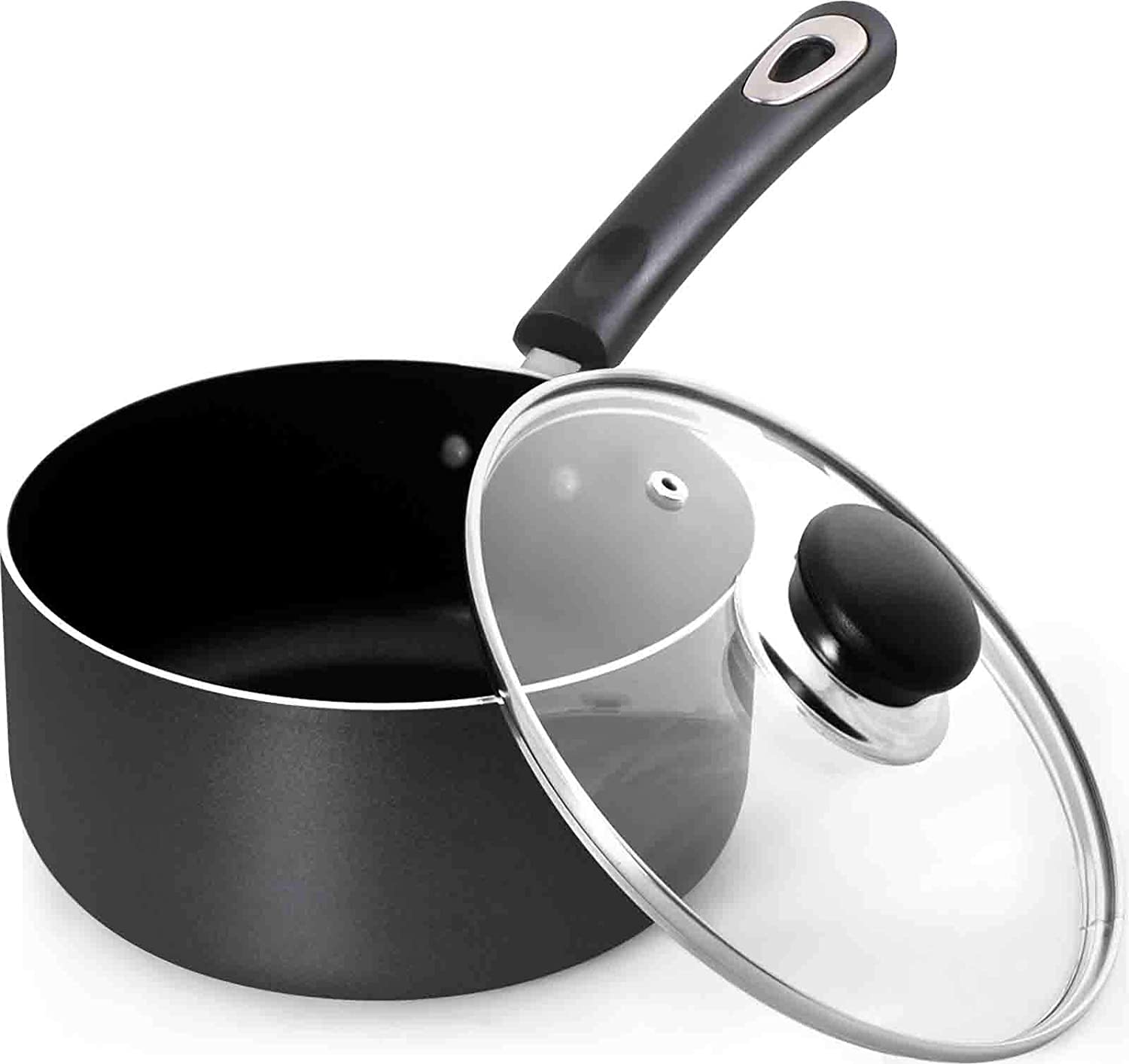Utopia Kitchen Nonstick Saucepan Set with Lid - 1 Quart and 2 Quart Kitchen Non  Stick Cooking Pot Set - AliExpress