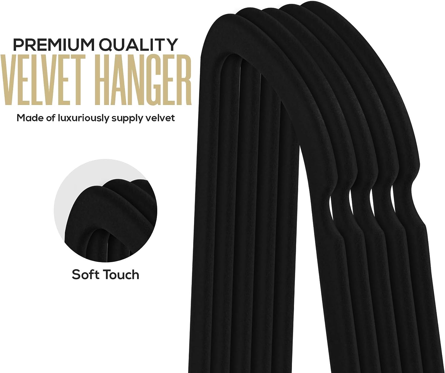 Blue Heavy-Duty Plastic Hangers with Trouser Bar and Shoulder Notches -  41.5cm - Choice of pack quantity options