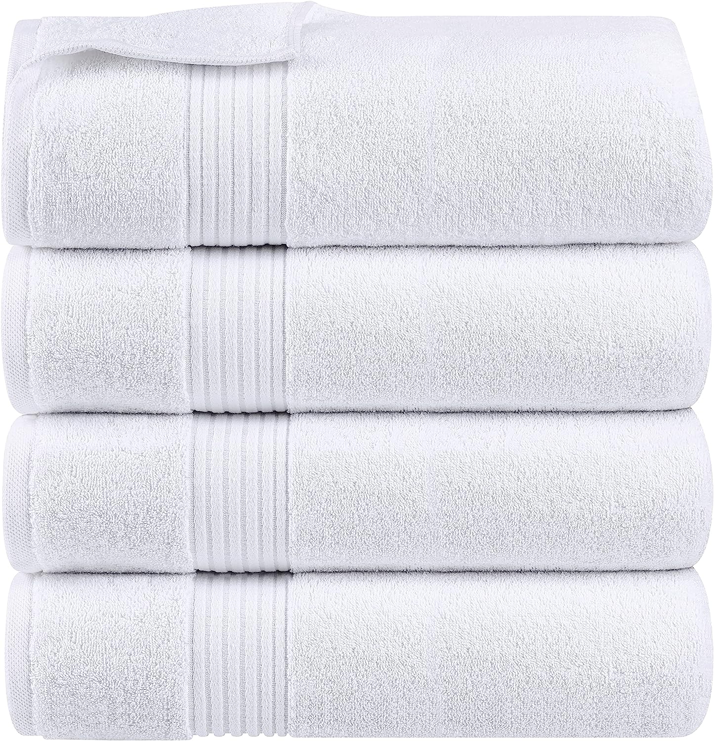  Utopia Towels 6 Pack Small Bath Towel Set, 100% Ring Spun  Cotton (22 x 44 Inches) Lightweight and Highly Absorbent Quick Drying Towels,  Premium Towels for Hotel, Spa and Bathroom (White) 