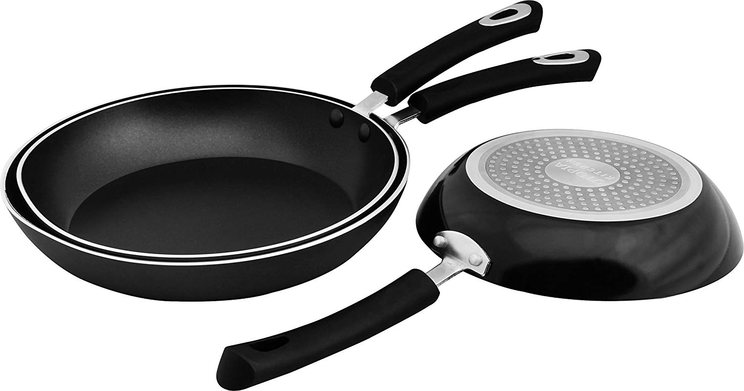 American Kitchen Cookware The Perfect Fry-Fecta Nonstick 3 Piece Fry Pan Set