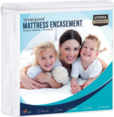 Waterproof and Bed Bug Proof Mattress Encasement by Utopia Bedding | Bulk Pack of 10