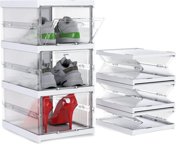 30 PACK of Foldable popular Shoe Box Storage