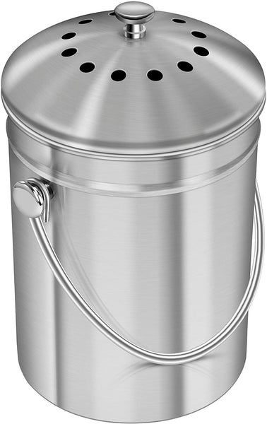 Stainless Steel Compost Pails – Affamata